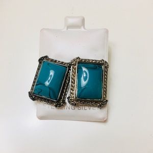 Sterling Silver Turquoise Earrings